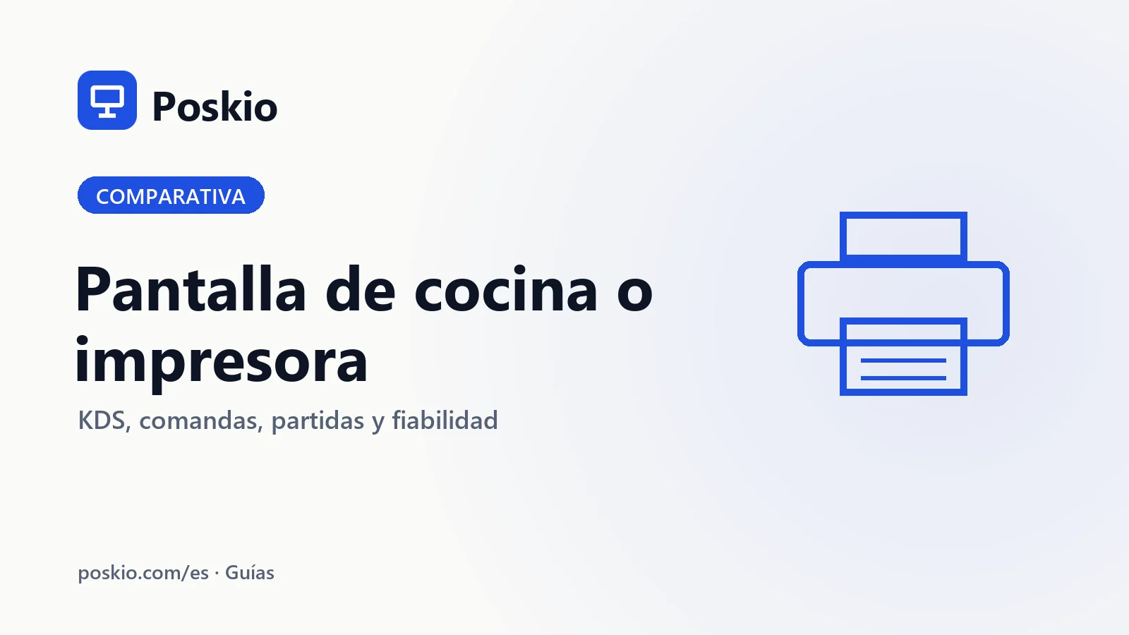 Pantalla de cocina frente a impresora de cocina: comparativa completa